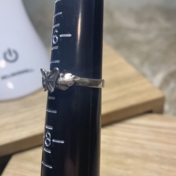 Vintage 90’s Black Hills Silver Sterling Butterfly Ring Size 7 - Picture 8 of 17